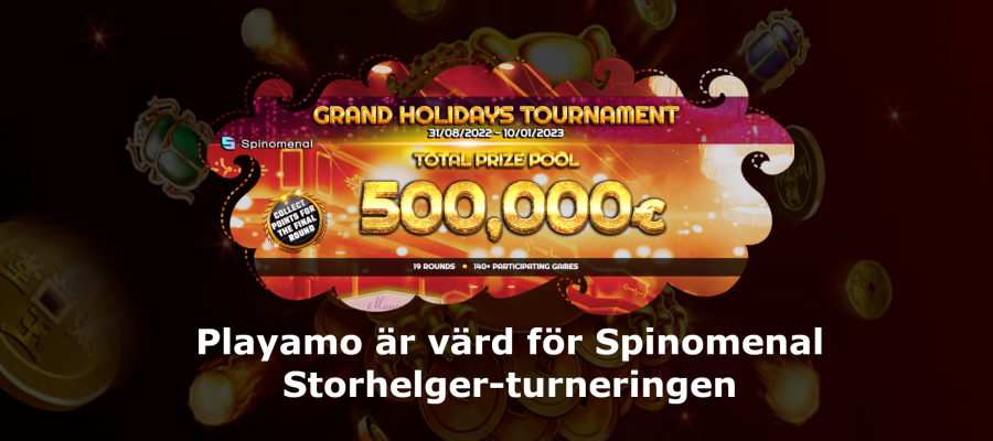 Playamo är Värd för Spinomenal Storhelger-Turneringen