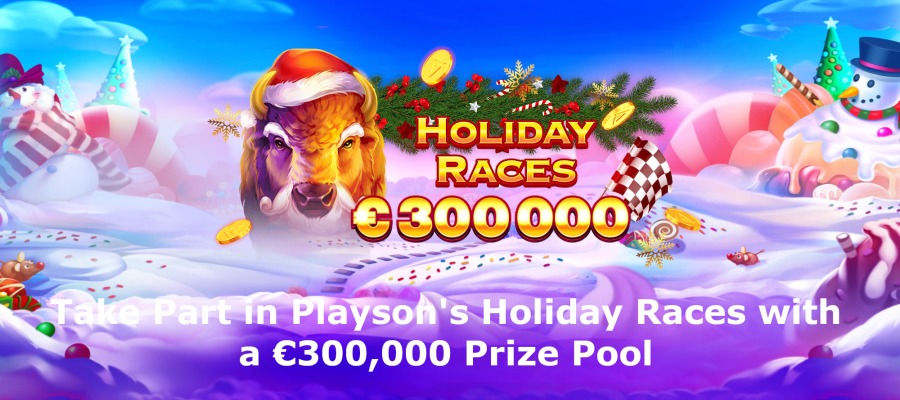 Participe das Playson’s Holiday Races com um Total de Prêmios de €300.000