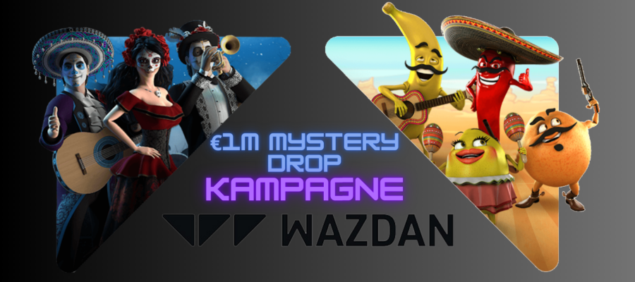 Ein großartiger Schritt: Wazdan präsentiert das 1-Millionen-Dollar Mystery Drop-Event